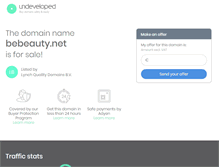 Tablet Screenshot of bebeauty.net